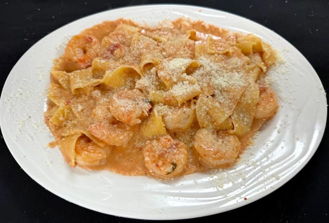 Pappardelle Shrimp.