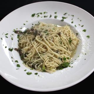 Zio Cosimo Angel Hair Garlic Oil and Anchovies