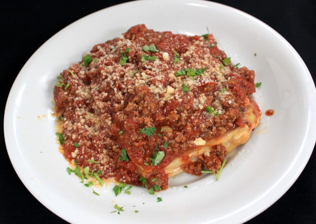 Homemade Cheese Lasagna.