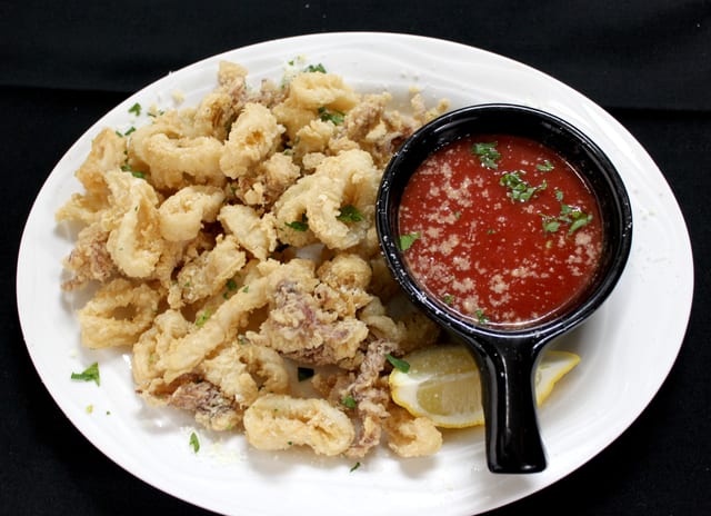 Agostino's Famous Calamari.