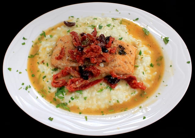 Salmon Dinner.