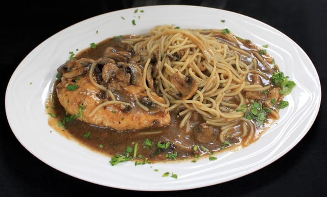Chicken Marsala.