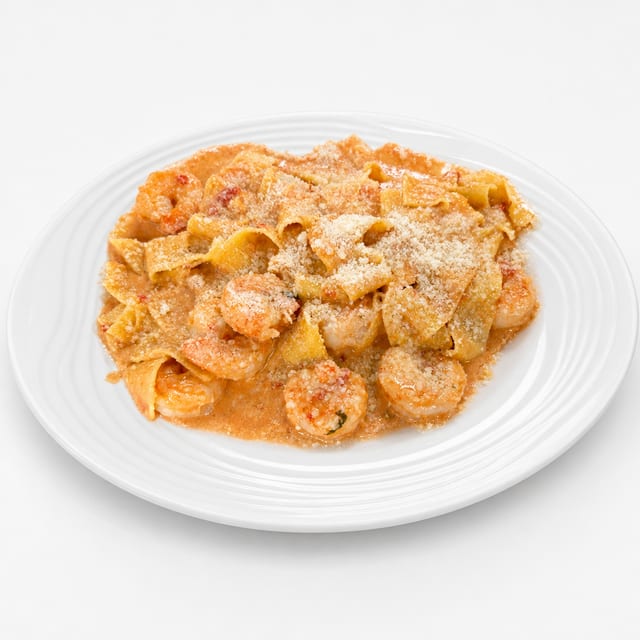 Pappardelle Shrimp.
