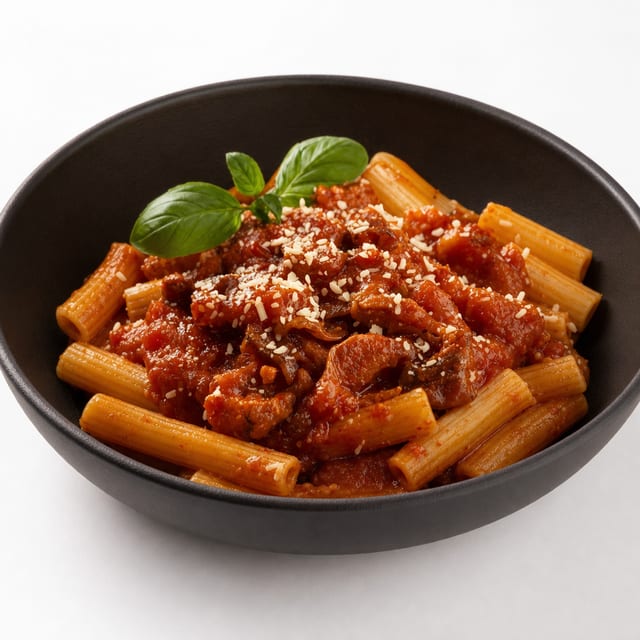 Rigatoni Amatriciana.