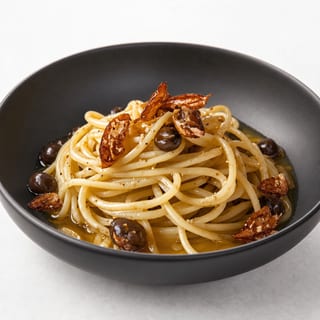 Zio Cosimo Angel Hair Garlic Oil and Anchovies