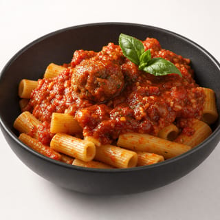 Rigatoni & Meatballs