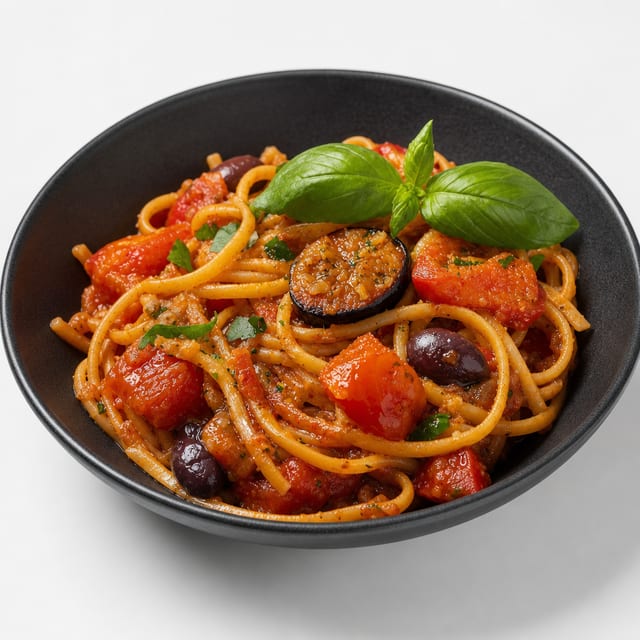 Linguine Caponata.