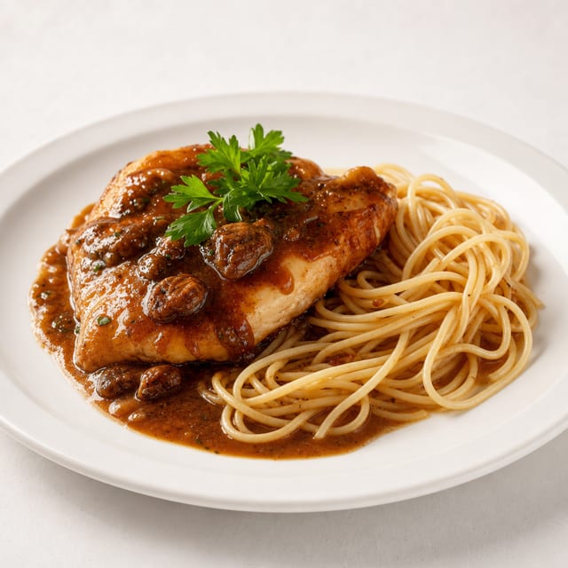 Chicken Marsala.